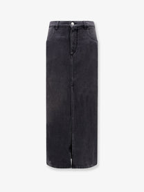 ISABEL MARANT Women's Faharia Black Denim Skirt Black