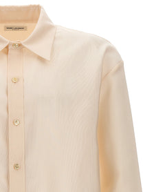Saint Laurent Faille Shirt Beige