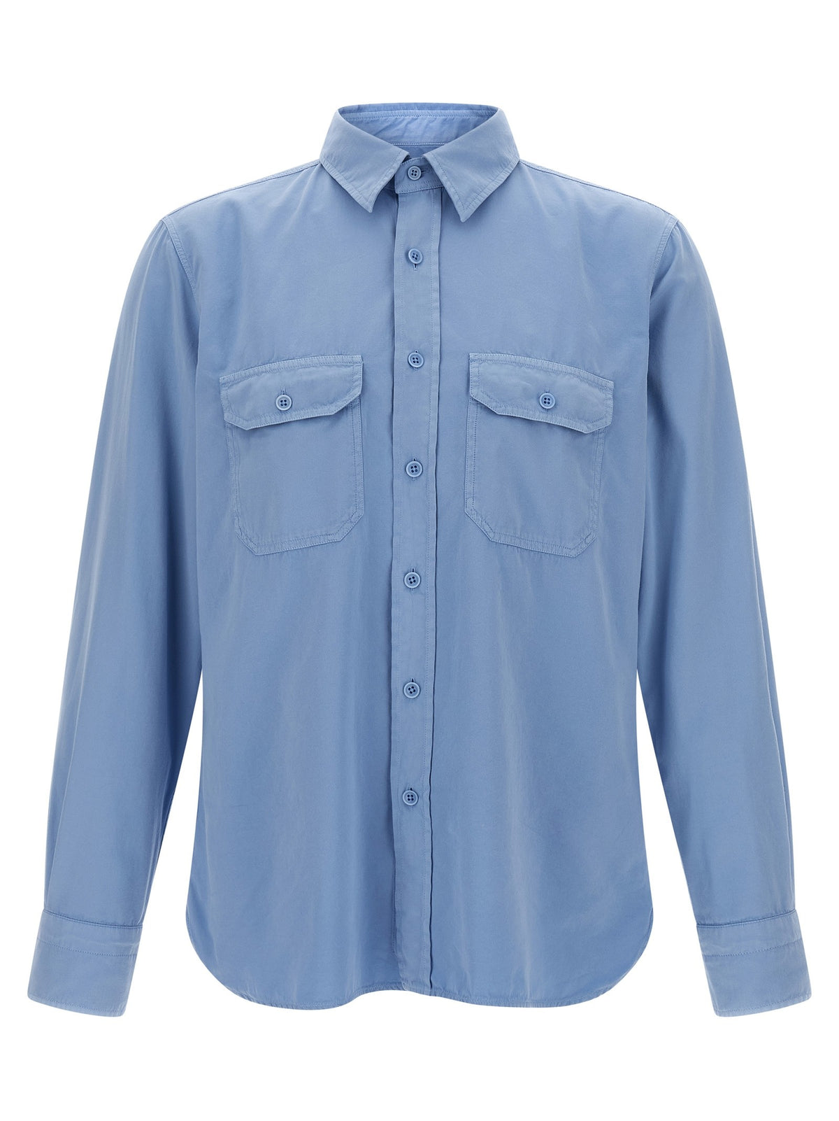 Tom Ford Faille Shirt Blue