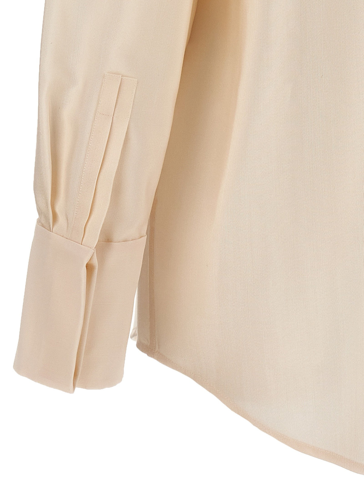 Saint Laurent Faille Shirt Beige
