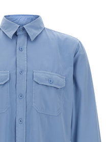 Tom Ford Faille Shirt Blue