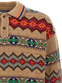 Polo Ralph Lauren Fair Isle Sweater Gold