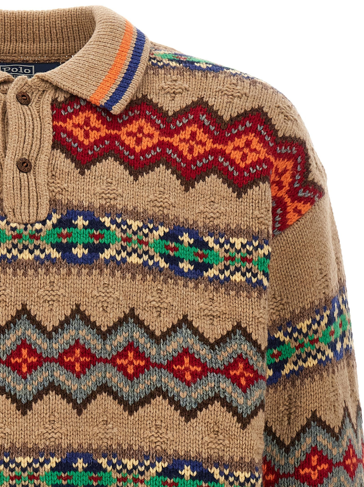 Polo Ralph Lauren Fair Isle Sweater Gold