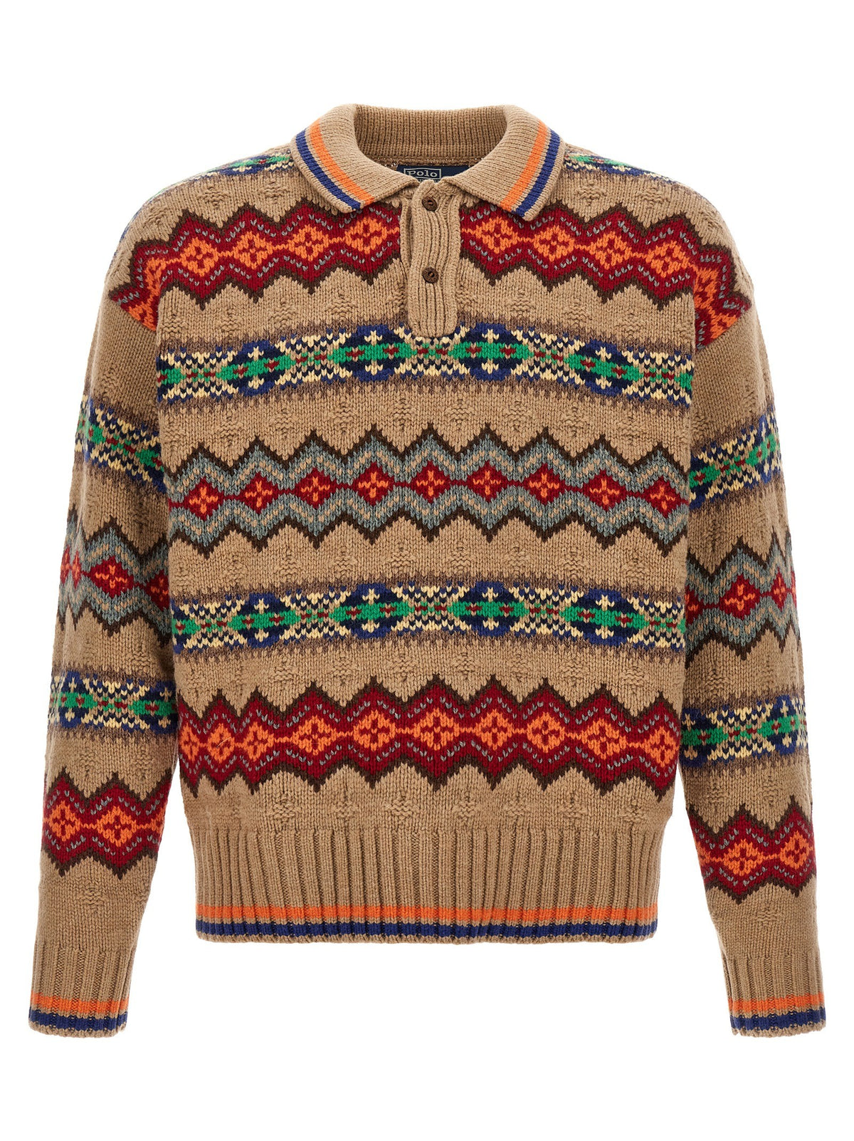 Polo Ralph Lauren Fair Isle Sweater Gold