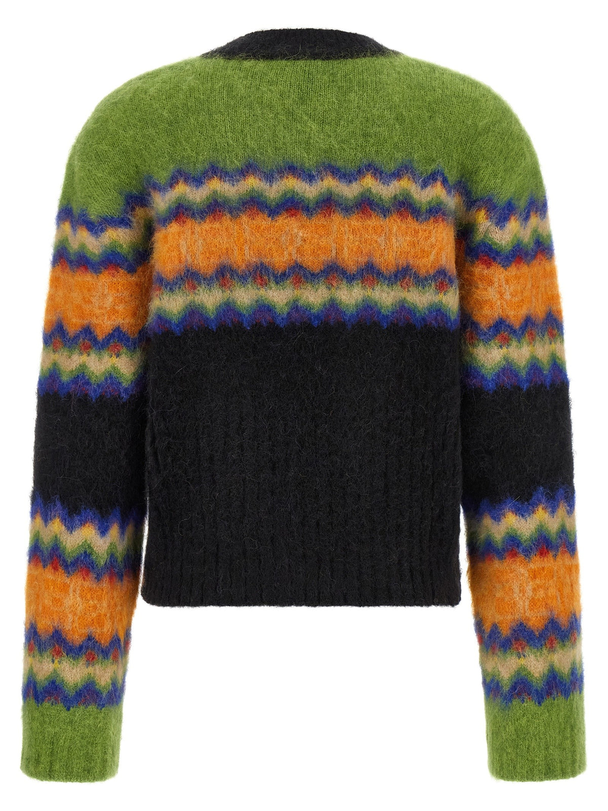 Ganni Fair Isle Sweater Gold, view 2
