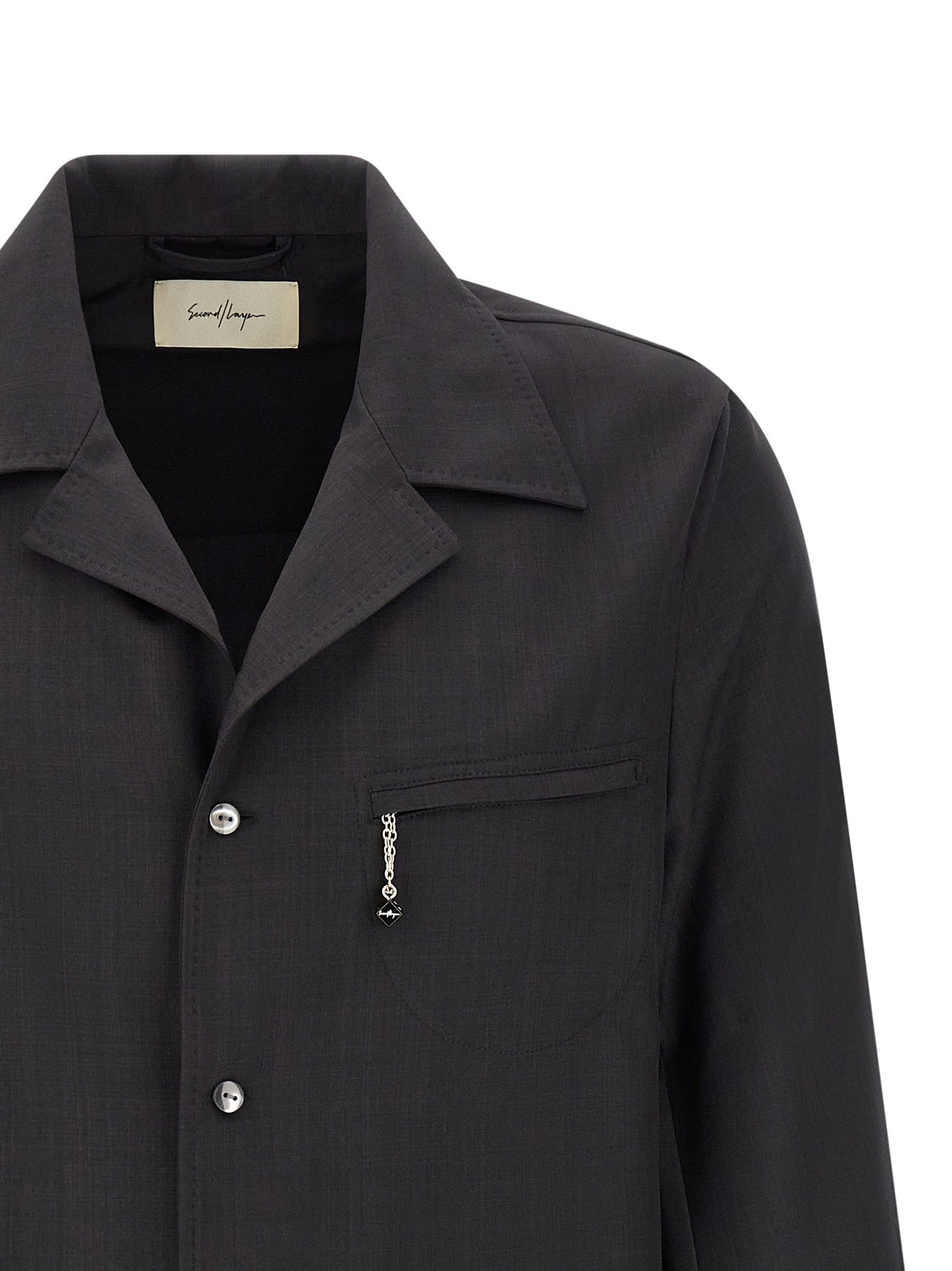 Second/Layer Fairmont Safari Shirt Grey