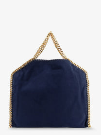 Stella McCartney Women's Falabella Alter Suede Shoulder Bag Blue