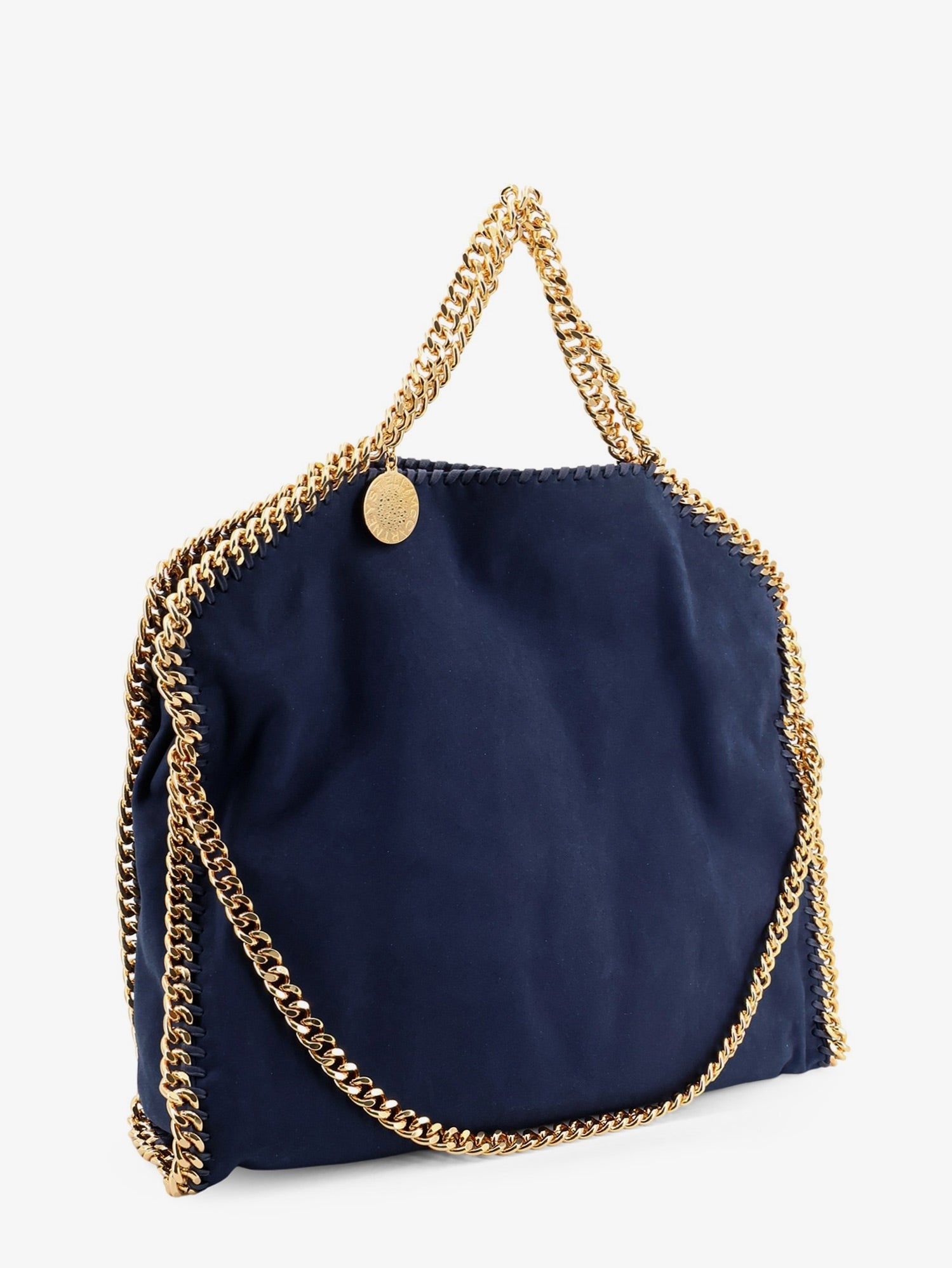 Stella McCartney Women's Falabella Alter Suede Shoulder Bag Blue