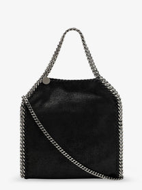 Stella McCartney Women's Falabella Eco Shaggy Deer Mini Crossbody Bag Black