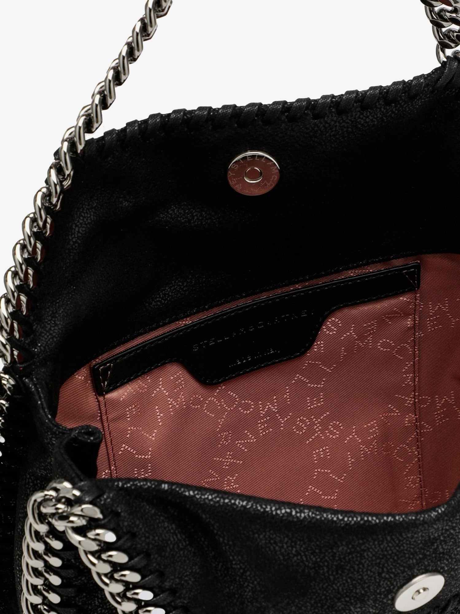 Stella McCartney Women's Falabella Eco Shaggy Deer Mini Crossbody Bag Black