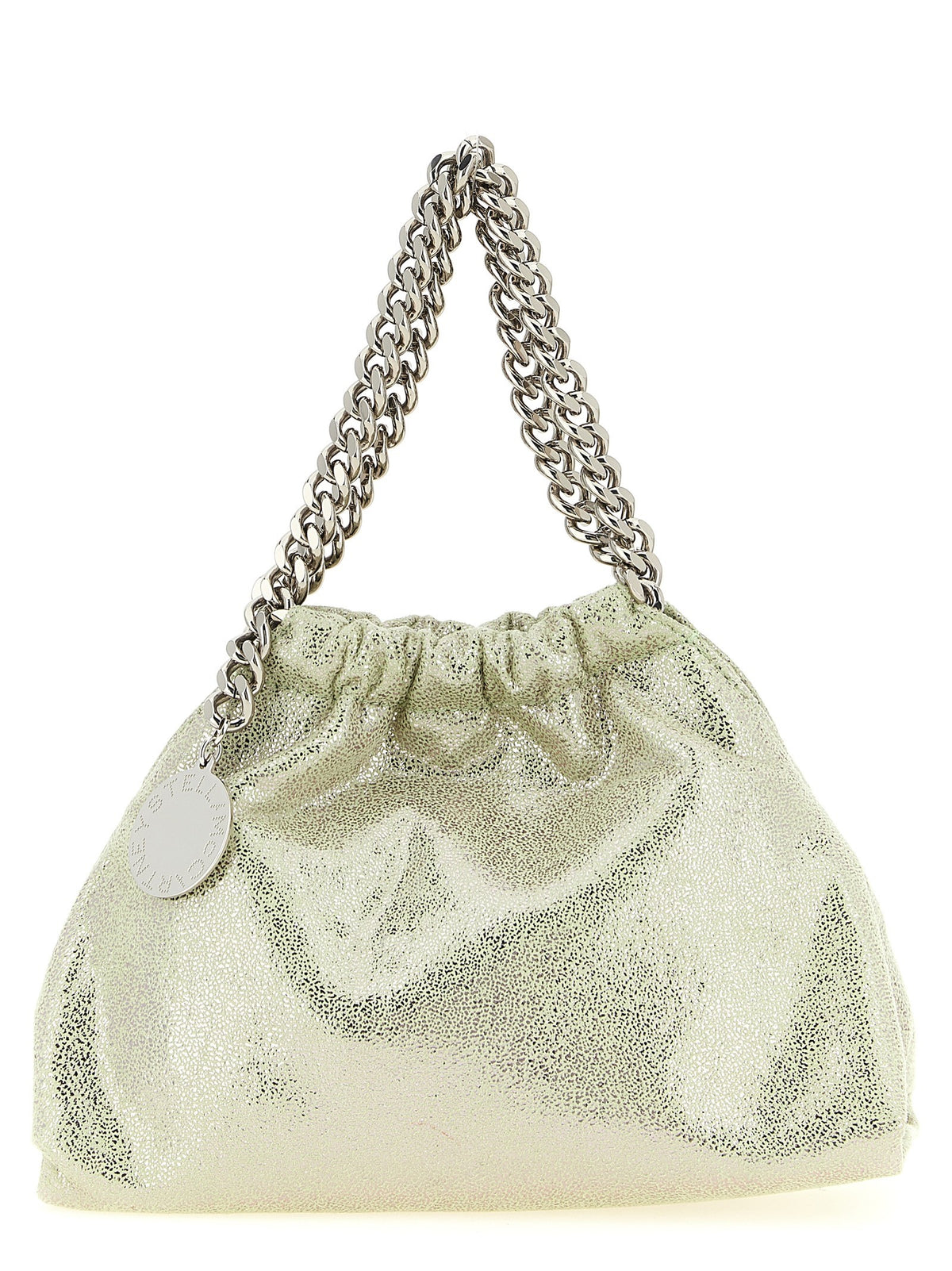 Stella McCartney Falabella Mini Drawstring Handbag Green