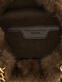 Stella McCartney Falabella Mini Drawstring Handbag Brown