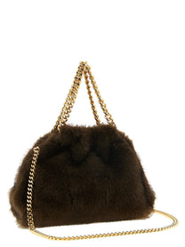 Stella McCartney Falabella Mini Drawstring Handbag Brown