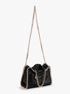 Stella McCartney Women's Falabella Mini Shaggy Deer Crossbody Bag Black, view 3