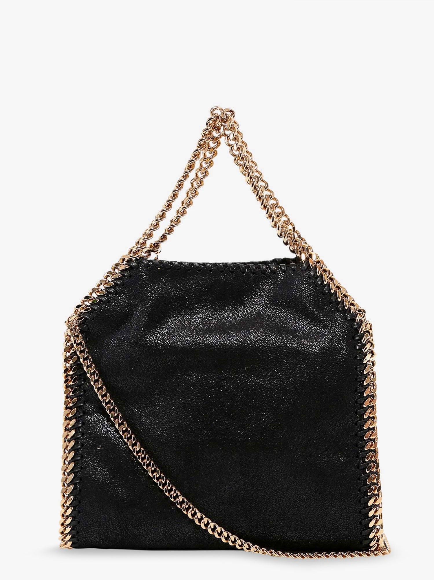 Stella McCartney Women's Falabella Mini Shaggy Deer Crossbody Bag Black