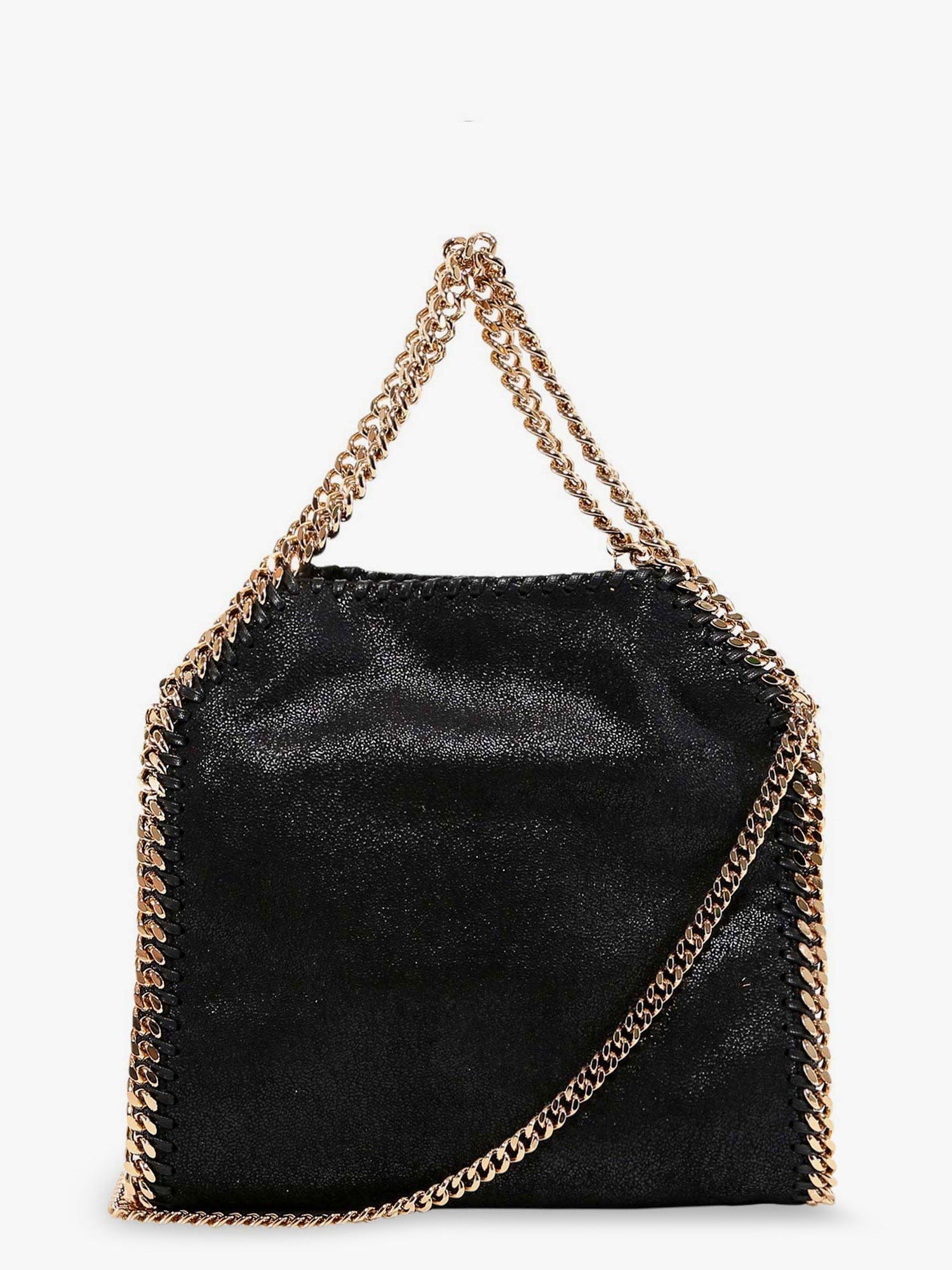 Stella McCartney Women's Falabella Mini Shaggy Deer Crossbody Bag Black