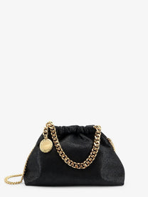 Stella McCartney Women's Falabella Mini Shaggy Deer Crossbody Black