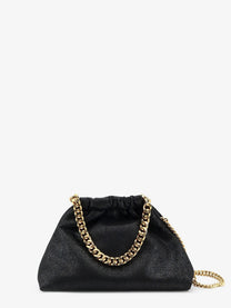 Stella McCartney Women's Falabella Mini Shaggy Deer Crossbody Black