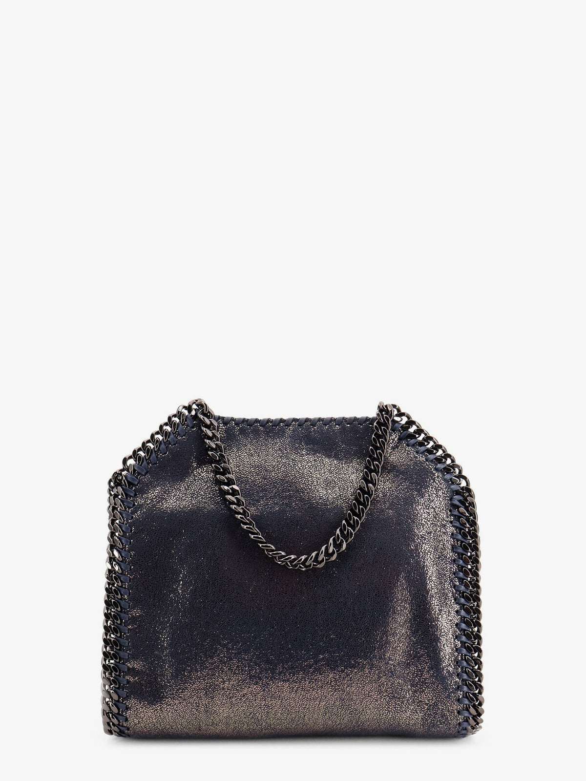 Stella McCartney Women's Falabella Mini Vegan Faux Leather Crossbody Bag Blue, view 2