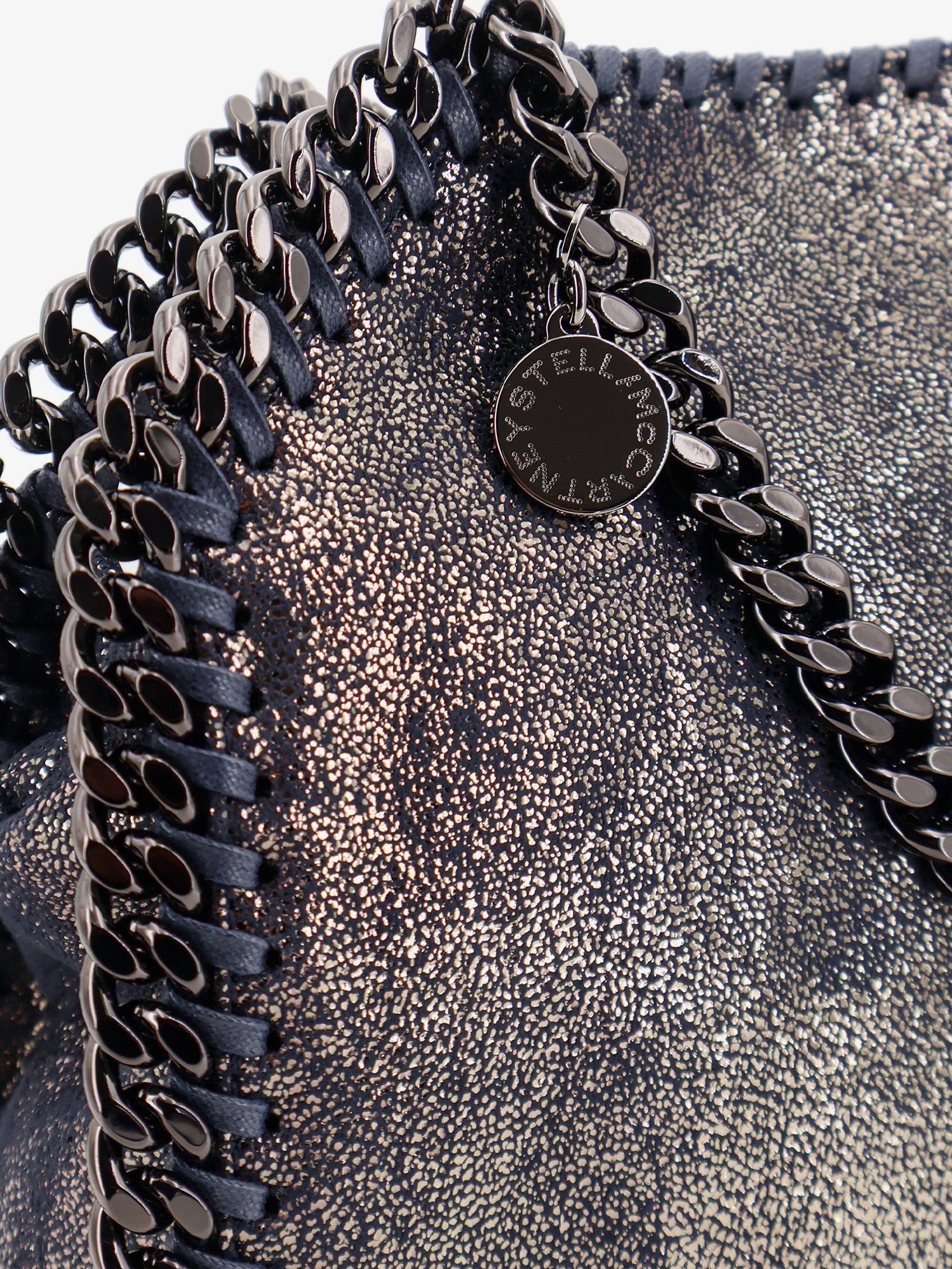 Stella McCartney Women's Falabella Mini Vegan Faux Leather Crossbody Bag Blue