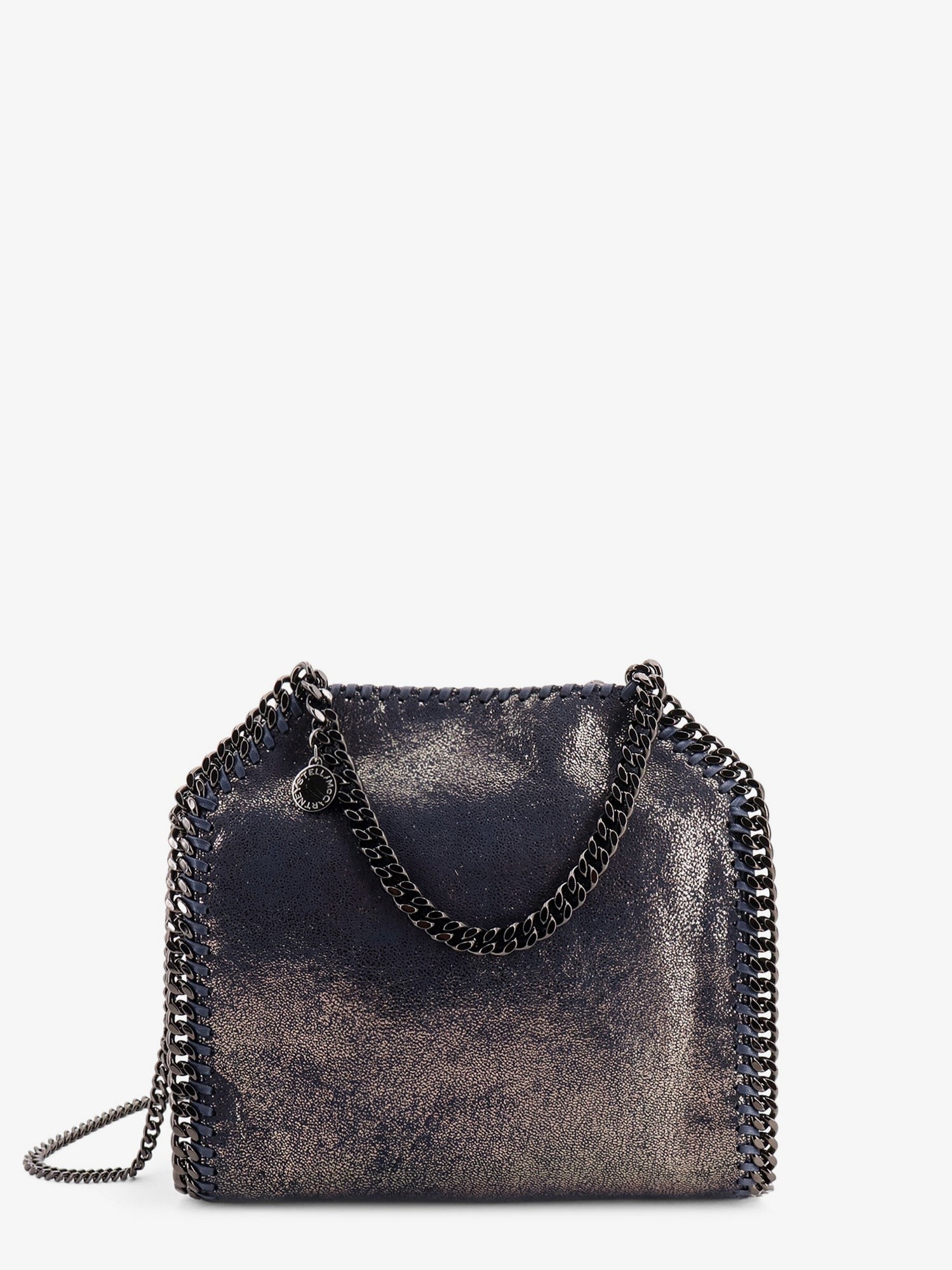 Stella McCartney Women's Falabella Mini Vegan Faux Leather Crossbody Bag Blue