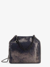 Stella McCartney Women's Falabella Mini Vegan Faux Leather Crossbody Bag Blue