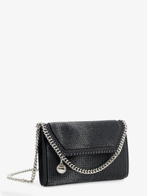 Stella McCartney Women's Falabella Sequin Crossbody Bag Black