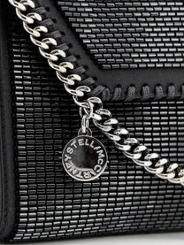Stella McCartney Women's Falabella Sequin Crossbody Bag Black