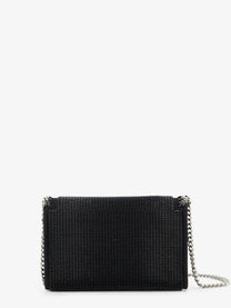 Stella McCartney Women's Falabella Sequin Crossbody Bag Black