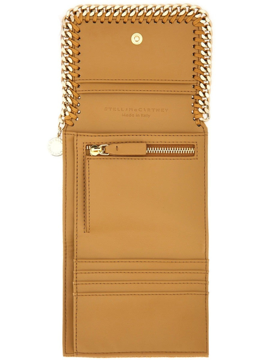 Stella McCartney Women's Falabella Small Wallet Beige