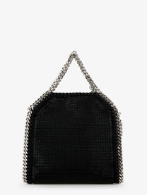 Stella McCartney Women's Falabella Tiny All over Beaded Crossbody Bag Black, view 2