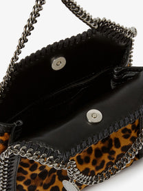 Stella McCartney Women's Falabella Tiny Bag Velvet Crossbody Bag Pattern