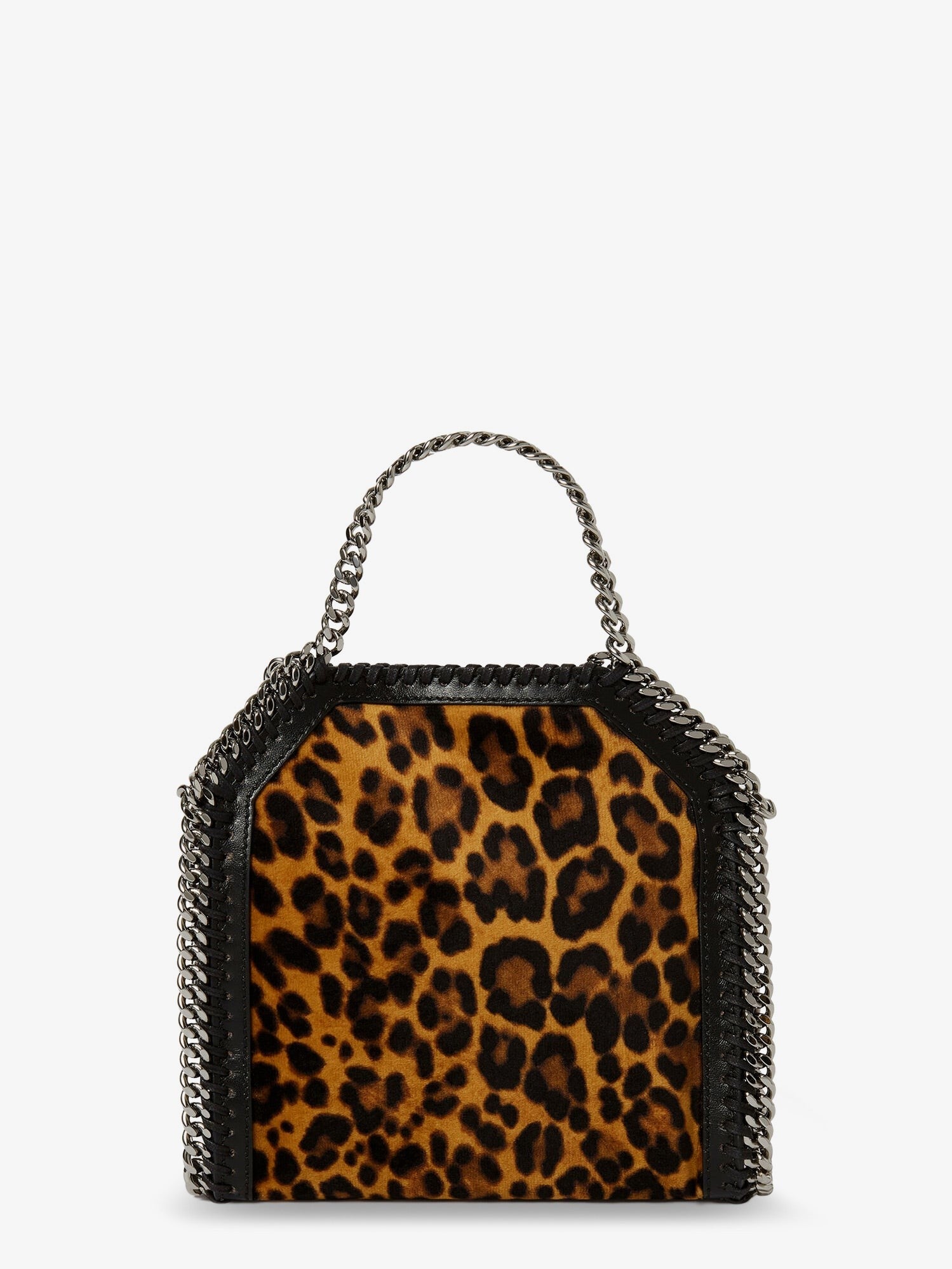 Stella McCartney Women's Falabella Tiny Bag Velvet Crossbody Bag Pattern