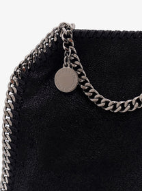 Stella McCartney Women's Falabella Tiny Shaggy Deer Crossbody Bag Black
