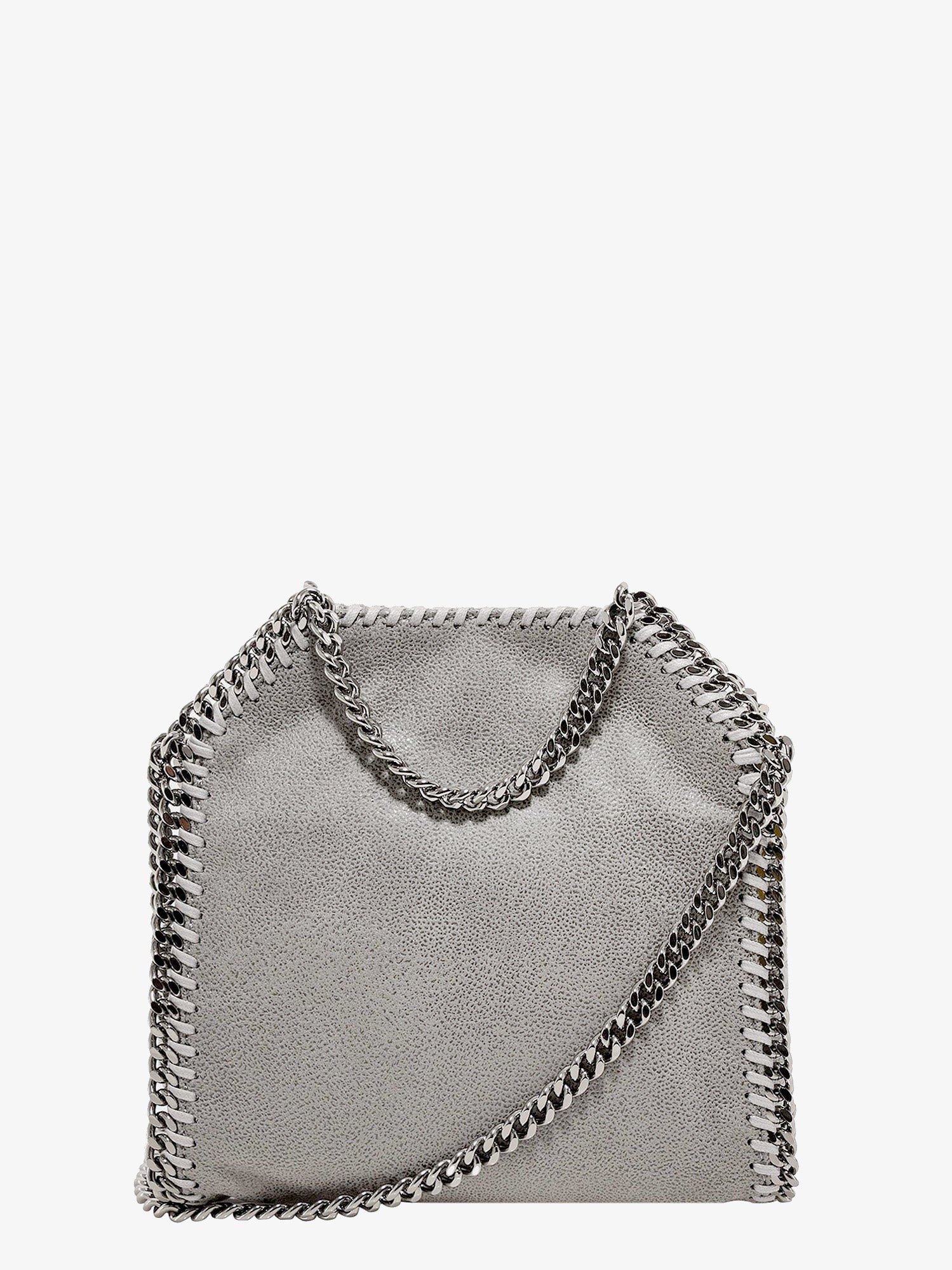 Stella McCartney Women's Falabella Tiny Shaggy Deer Crossbody Bag Grey