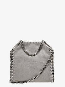 Stella McCartney Women's Falabella Tiny Shaggy Deer Crossbody Bag Grey