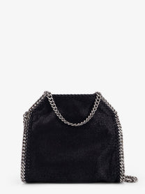 Stella McCartney Women's Falabella Tiny Shaggy Deer Crossbody Bag Black