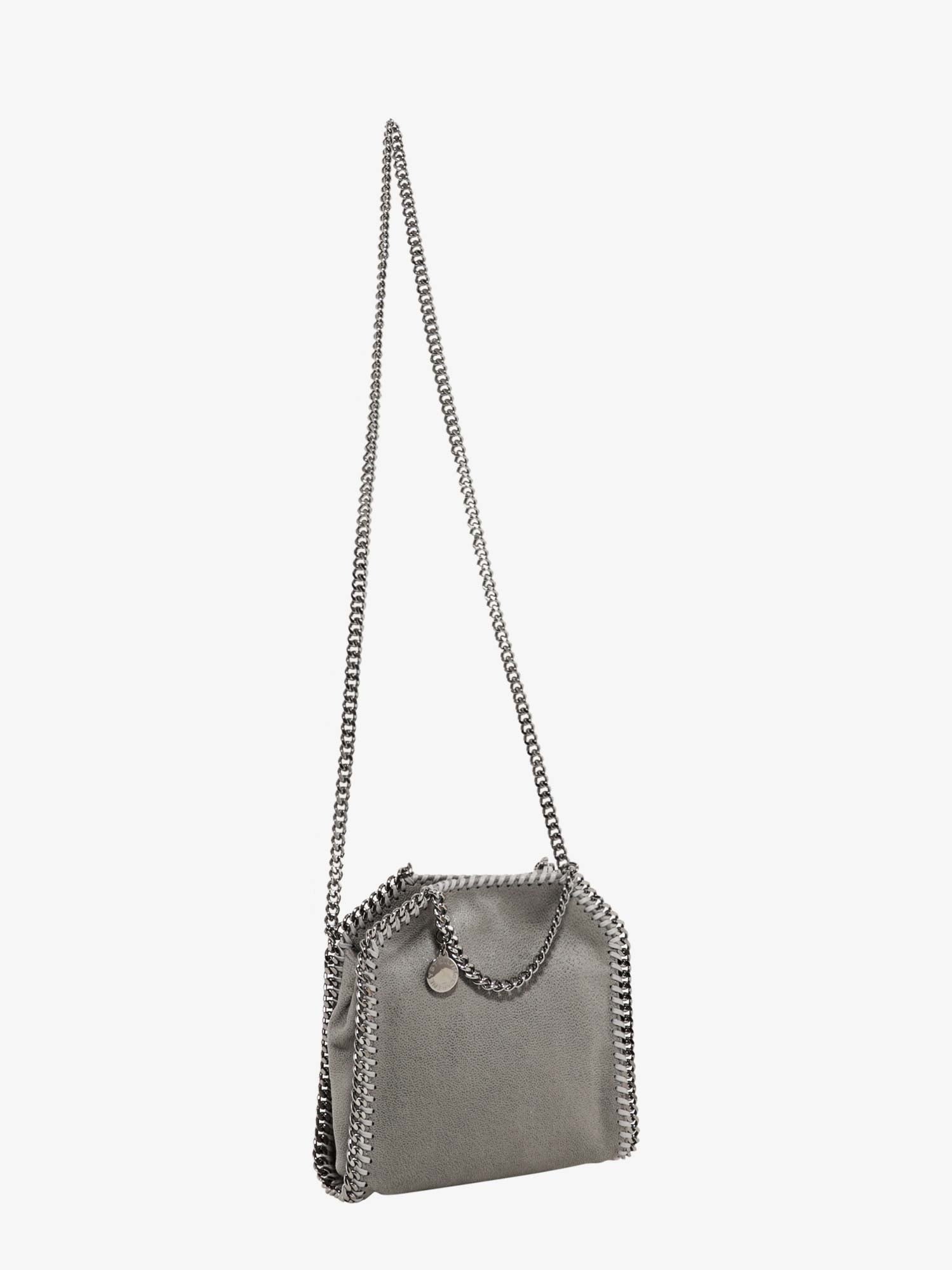 Stella McCartney Women's Falabella Tiny Shaggy Deer Crossbody Bag Grey