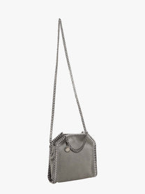 Stella McCartney Women's Falabella Tiny Shaggy Deer Crossbody Bag Grey