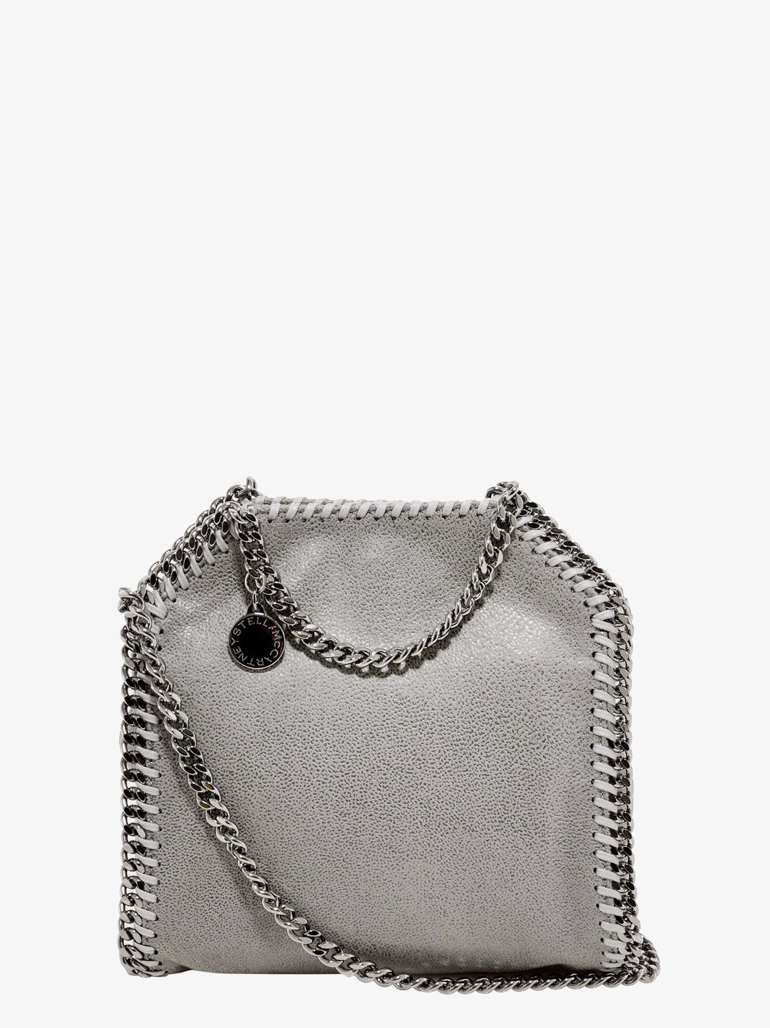 Stella McCartney Women's Falabella Tiny Shaggy Deer Crossbody Bag Grey