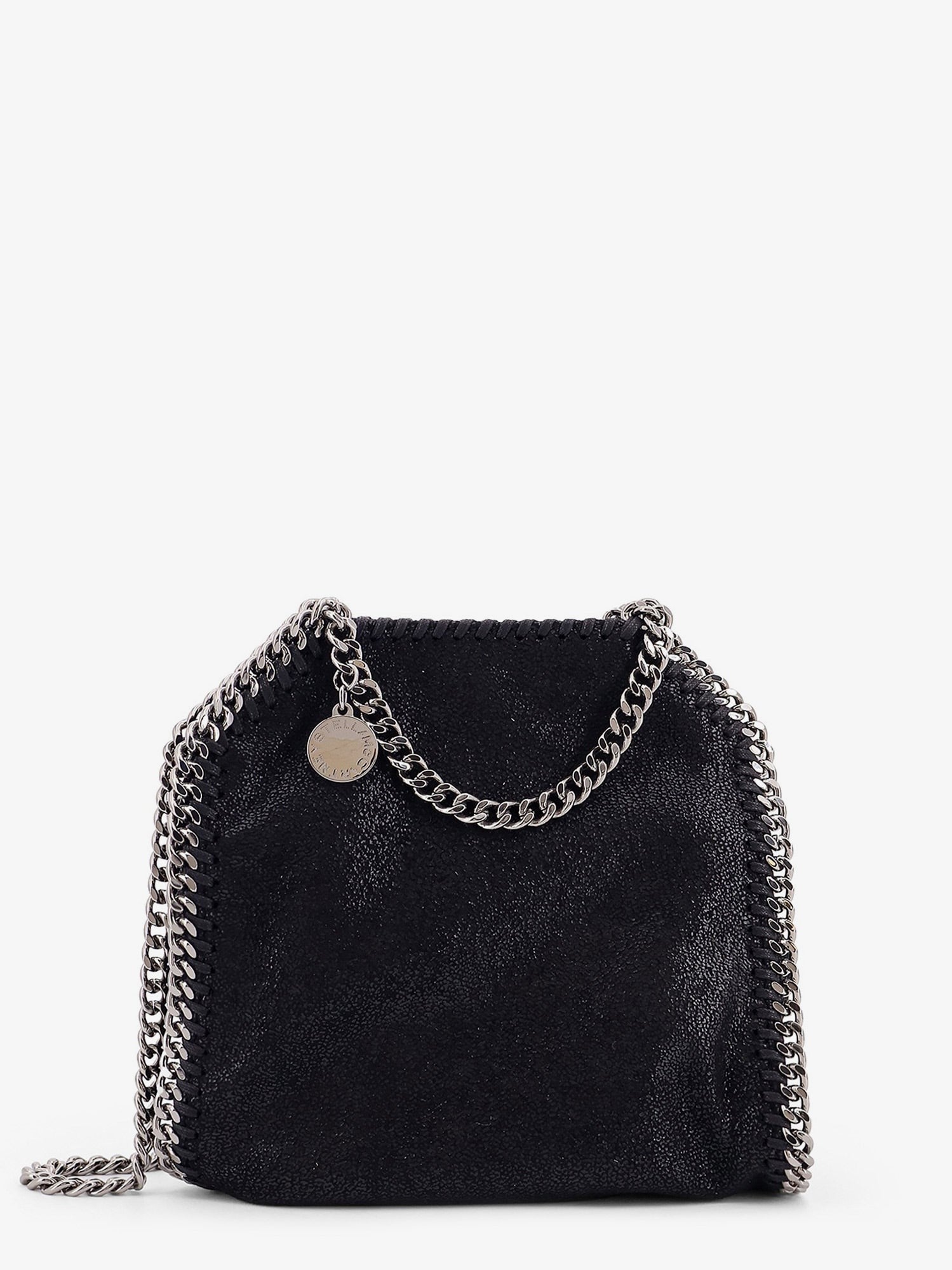 Stella McCartney Women's Falabella Tiny Shaggy Deer Crossbody Bag Black