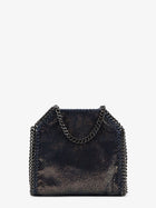 Stella McCartney Women's Falabella Tiny Shiny Shaggy Deer Crossbody Bag Blue, view 2