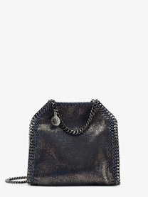 Stella McCartney Women's Falabella Tiny Shiny Shaggy Deer Crossbody Bag Blue