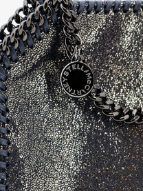 Stella McCartney Women's Falabella Tiny Shiny Shaggy Deer Crossbody Bag Blue