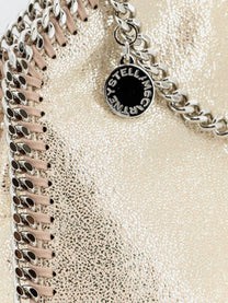 Stella McCartney Women's Falabella Tiny Shiny Shaggy Deer Crossbody Bag Blue