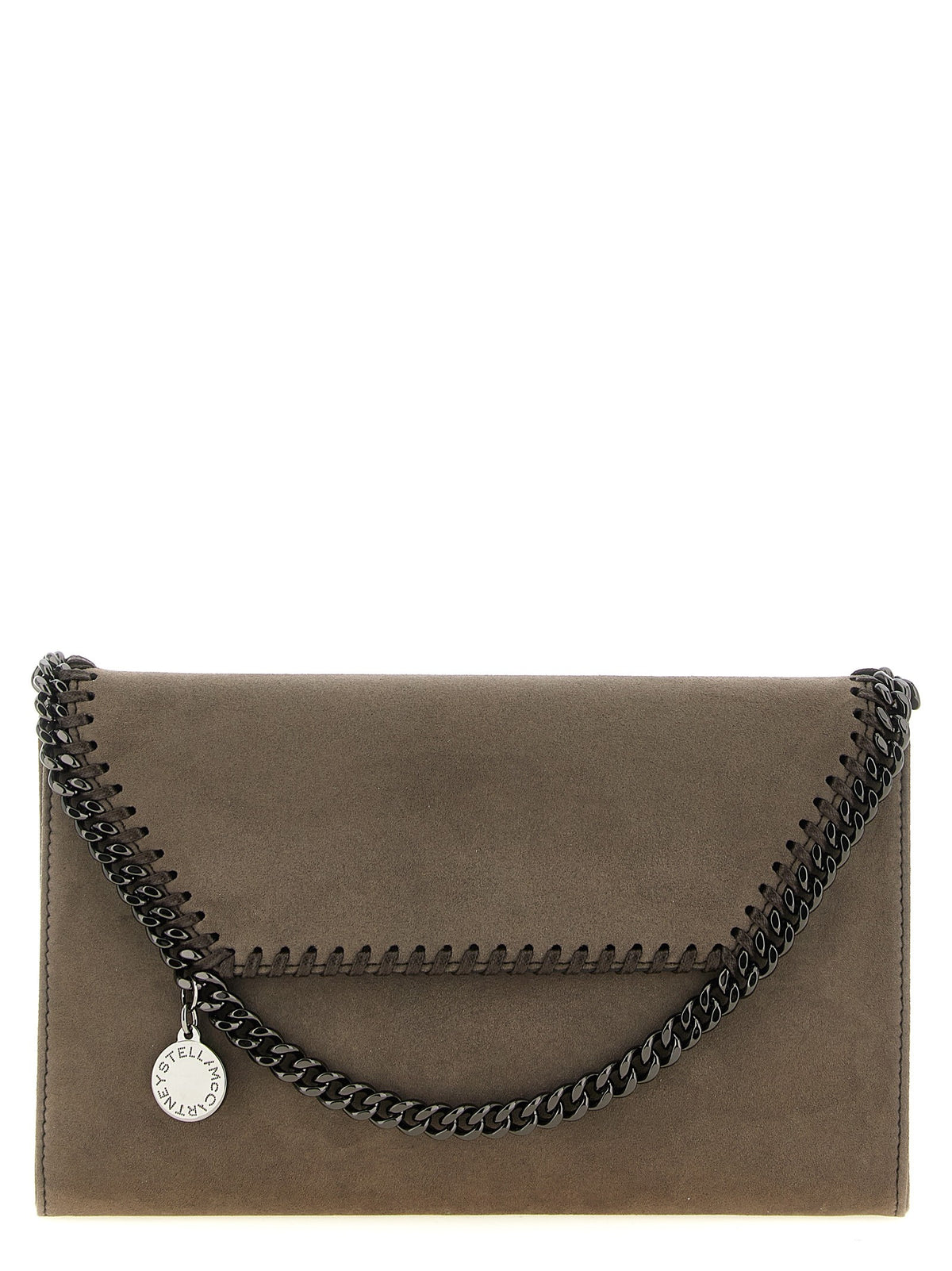 Stella McCartney Falabella Wallet on Chain Grey