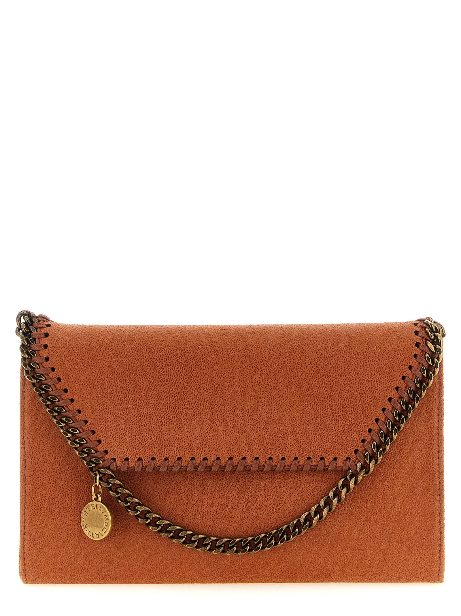 Stella McCartney Falabella Wallet on Chain Orange