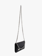 Stella McCartney Women's Falabella Wallet Shaggy Deer Crossbody Bag Black, view 3