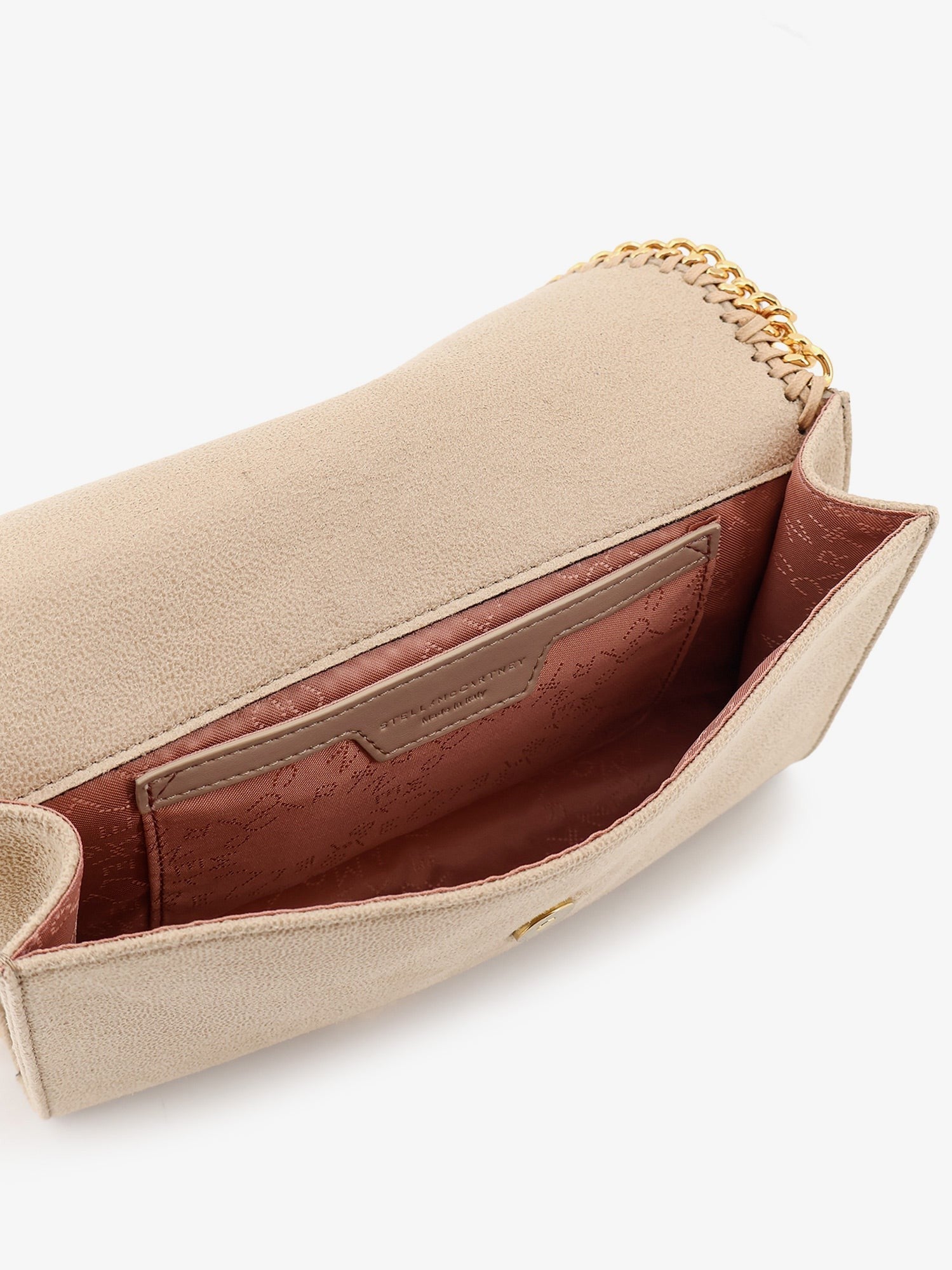 Stella McCartney Women's Falabella Wallet Shaggy Deer Crossbody Bag White