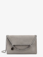Stella McCartney Women's Falabella Wallet Shaggy Deer Crossbody Bag Grey